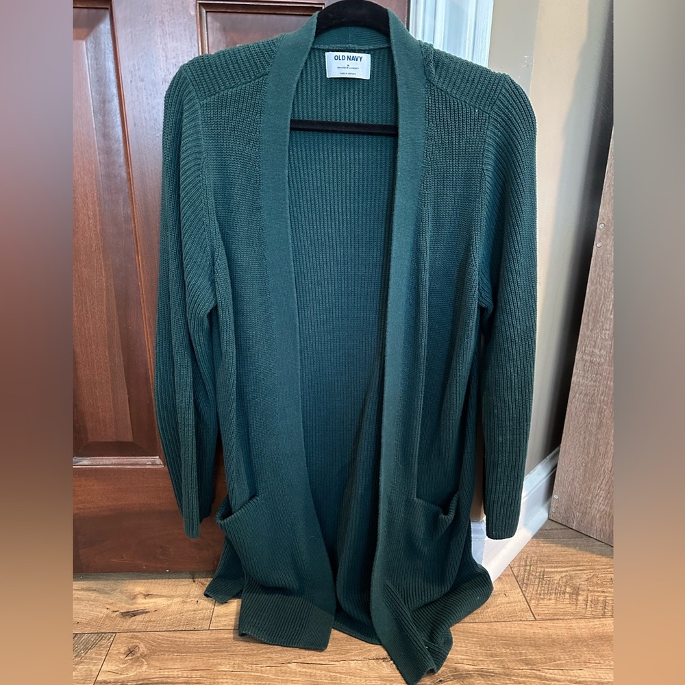 Women's Dark Green Cardigan